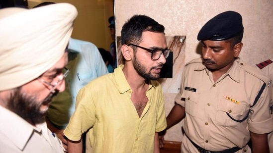Umar Khalid was arrested on September 13, 2020 by the Delhi Police special cell. (HT File)