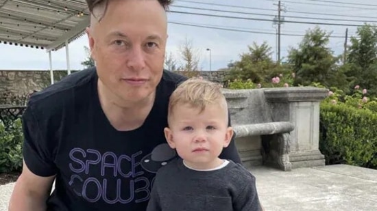 Elon Musk: Elon Musk is seen with his son X AE A-Xii.