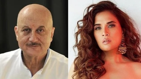 Anupam Kher reacted to Richa Chadha’s Galwan tweet.