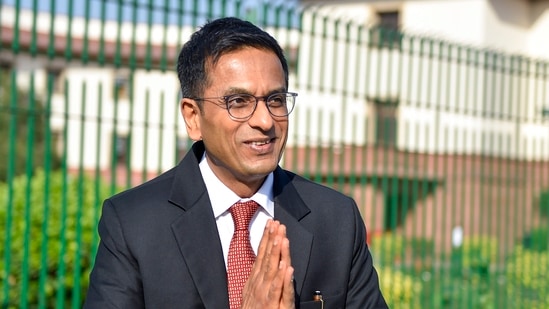 Chief Justice DY Chandrachud.(PTI)