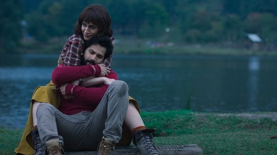 Kriti Sanon and Varun Dhawan in a still from Bhediya.