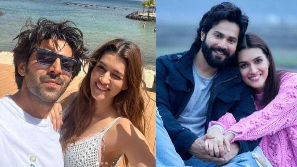 Kriti Sanon spoke about the difference between her co-stars Kartik Aaryan and Varun Dhawan.
