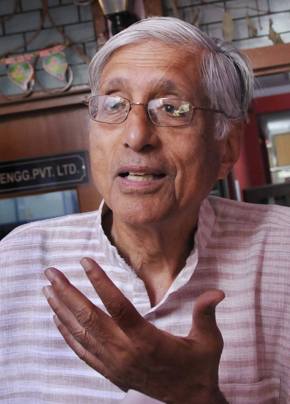 Rajmohan Gandhi (Sushil Kumar/Hindustan Times)