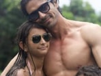 Arjun Rampal in throwback pictures with his children.