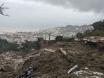 Italy Landslide: Rescuers are working in difficult conditions.(Twitter) Italy Landslide: Rescuers are working in difficult conditions.(Twitter)
