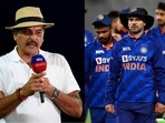Ravi Shastri; Shikhar Dhawan Ravi Shastri; Shikhar Dhawan