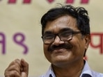 Anand Teltumbde, 73, who spent two-and-a-half years behind bars in the case, walked out of the jail around 1.15 pm on Sunday, news agency PTI reported.(PTI file) Anand Teltumbde, 73, who spent two-and-a-half years behind bars in the case, walked out of the jail around 1.15 pm on Sunday, news agency PTI reported.(PTI file)