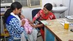 Around 4000 children in the age group of 6 months to 9 months will get the vaccine for the first time earlier than suggested in the universal vaccination programme. (HT PHOTO) Around 4000 children in the age group of 6 months to 9 months will get the vaccine for the first time earlier than suggested in the universal vaccination programme. (HT PHOTO)