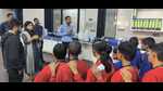 Children of Drishti Samajik Sansthan home at the Amul India Plant (HT Photo) Children of Drishti Samajik Sansthan home at the Amul India Plant (HT Photo)