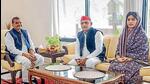 Pragatisheel Samajwadi Party-Lohia chief Shivpal Yadav with SP president Akhilesh and Dimple ahead of the Mainpuri Lok Sabha bypoll. (FILE PHOTO) Pragatisheel Samajwadi Party-Lohia chief Shivpal Yadav with SP president Akhilesh and Dimple ahead of the Mainpuri Lok Sabha bypoll. (FILE PHOTO)