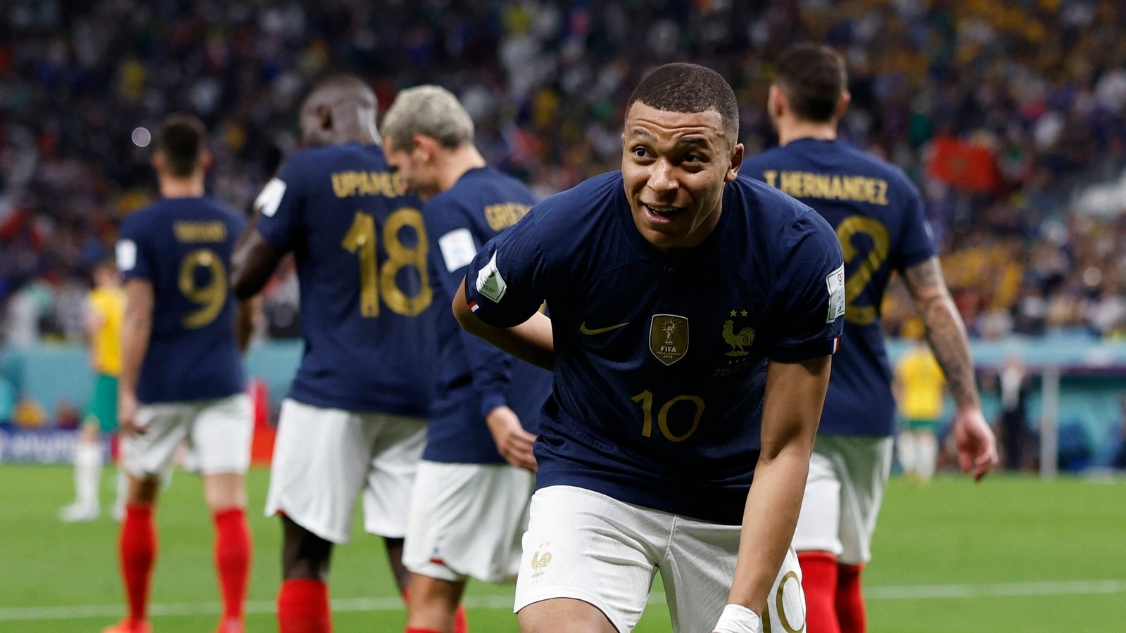 FIFA World Cup 2022 France vs Denmark Highlights Mbappe brace takes FRA to 2-1 win, champions qualify for round of 16 Hindustan Times