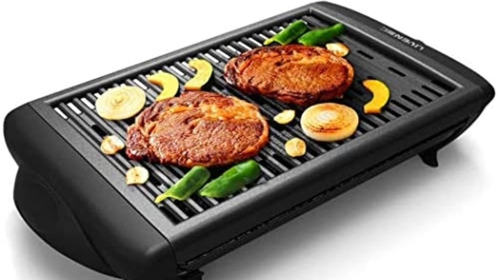 Electric Grills Indoor Korean Bbq Grill Ceramic Smokeless Non-stick Less  smoke Home Electric Grill Green
