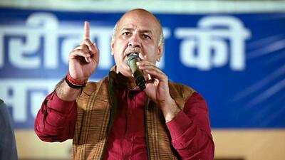 Delhi Deputy Chief Minister Manish Sisodia addresses an election campaign for the upcoming Municipal Corporation of Delhi elections at Lado Sarai in New Delhi on Saturday. (ANI) Delhi Deputy Chief Minister Manish Sisodia addresses an election campaign for the upcoming Municipal Corporation of Delhi elections at Lado Sarai in New Delhi on Saturday. (ANI)