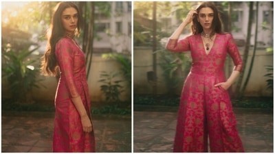 The Vogue Forces of Fashion event was held in Mumbai on November 24. Several Bollywood A-listers, in fancy designer fits, graced the red carpet with their presence. The gorgeous Aditi Rao Hydari took pride in wearing Indian handloom to the star-studded and owned her attire like the queen she already is. (Instagram/@aditiraohydari) The Vogue Forces of Fashion event was held in Mumbai on November 24. Several Bollywood A-listers, in fancy designer fits, graced the red carpet with their presence. The gorgeous Aditi Rao Hydari took pride in wearing Indian handloom to the star-studded and owned her attire like the queen she already is. (Instagram/@aditiraohydari)