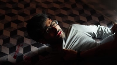 Kartik Aaryan in a still from Freddy. Kartik Aaryan in a still from Freddy.