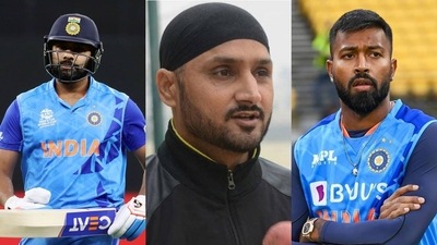 Rohit Sharma; Harbhajan Singh; Hardik Pandya Rohit Sharma; Harbhajan Singh; Hardik Pandya
