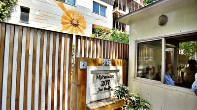 Businessman Sameer Mahandru's Jor Bagh residence, where the Enforcement Directorate (ED) conducted a raid in September. (Photo by Raj K Raj/Hindustan Times) Businessman Sameer Mahandru's Jor Bagh residence, where the Enforcement Directorate (ED) conducted a raid in September. (Photo by Raj K Raj/Hindustan Times)