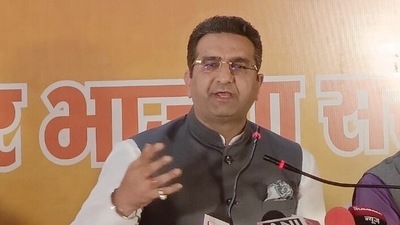 BJP national spokesperson Gaurav Bhatia. (HT Photo)