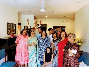 Manjari Jaruhar, Author Madam Sir, second from left. Manjari Jaruhar, Author Madam Sir, second from left.