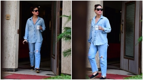 Kareena was photographed in Bandra. (HT Photos/Varinder Chawla) Kareena was photographed in Bandra. (HT Photos/Varinder Chawla)