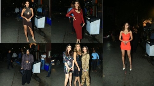 Ananya Panday, Rhea Kapoor, Sharvari Wagh, Seema Khan and Tripti Dimri were also seen.