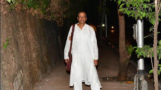 Mumbai, India – Nov 25, 2022: Indian Author Jerry Pinto walks in the Worli area, in Mumbai, India, on Friday, Nov 25, 2022. (Photo by Bhushan Koyande/HT Photo)