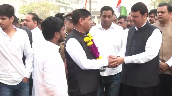 They paid tributes at the martyrs' memorial on the premises of the Police Commissioner's Office in south Mumbai.(ANI)