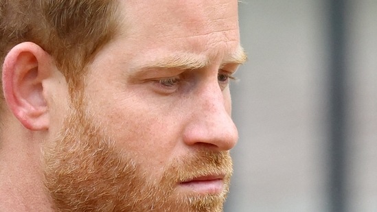 Prince Harry: Britain's Prince Harry, Duke of Sussex, as he attends the state funeral and burial of Britain's Queen Elizabeth, in London, Britain.(Reuters)