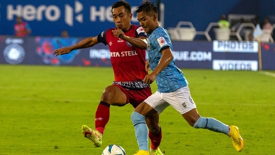 Lallianzuala Chhangte in action for Mumbai City FC.(PTI)