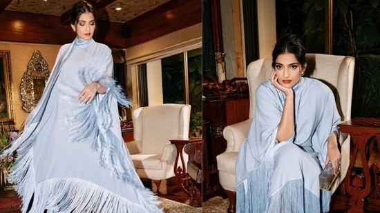 Sonam Kapoor shared new photos from Anil Kapoor's Mumbai home.