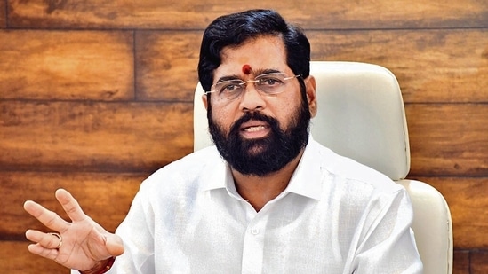 Maharashtra chief minister Eknath Shinde. (HT PHOTO)