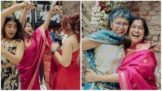 Ira Khan shared pictures of Pritam Shikhare from her engagement bash. 