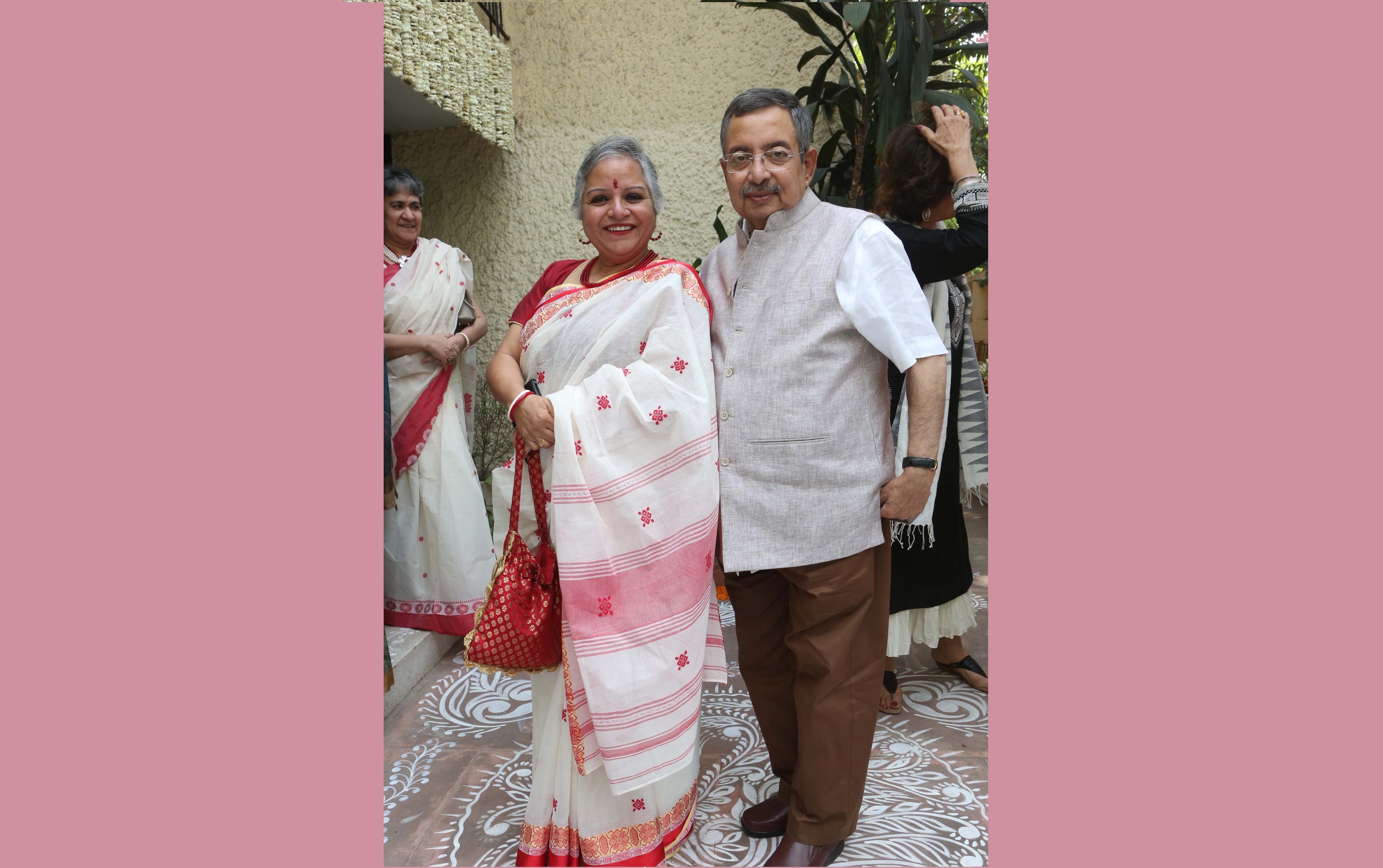 Vinod and Chinna Dua. (Prabhas Roy/HT Archive)