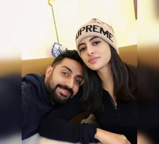Navya Naveli Nanda spoke about Abhishek Bachchan on her podcast. Navya Naveli Nanda spoke about Abhishek Bachchan on her podcast.