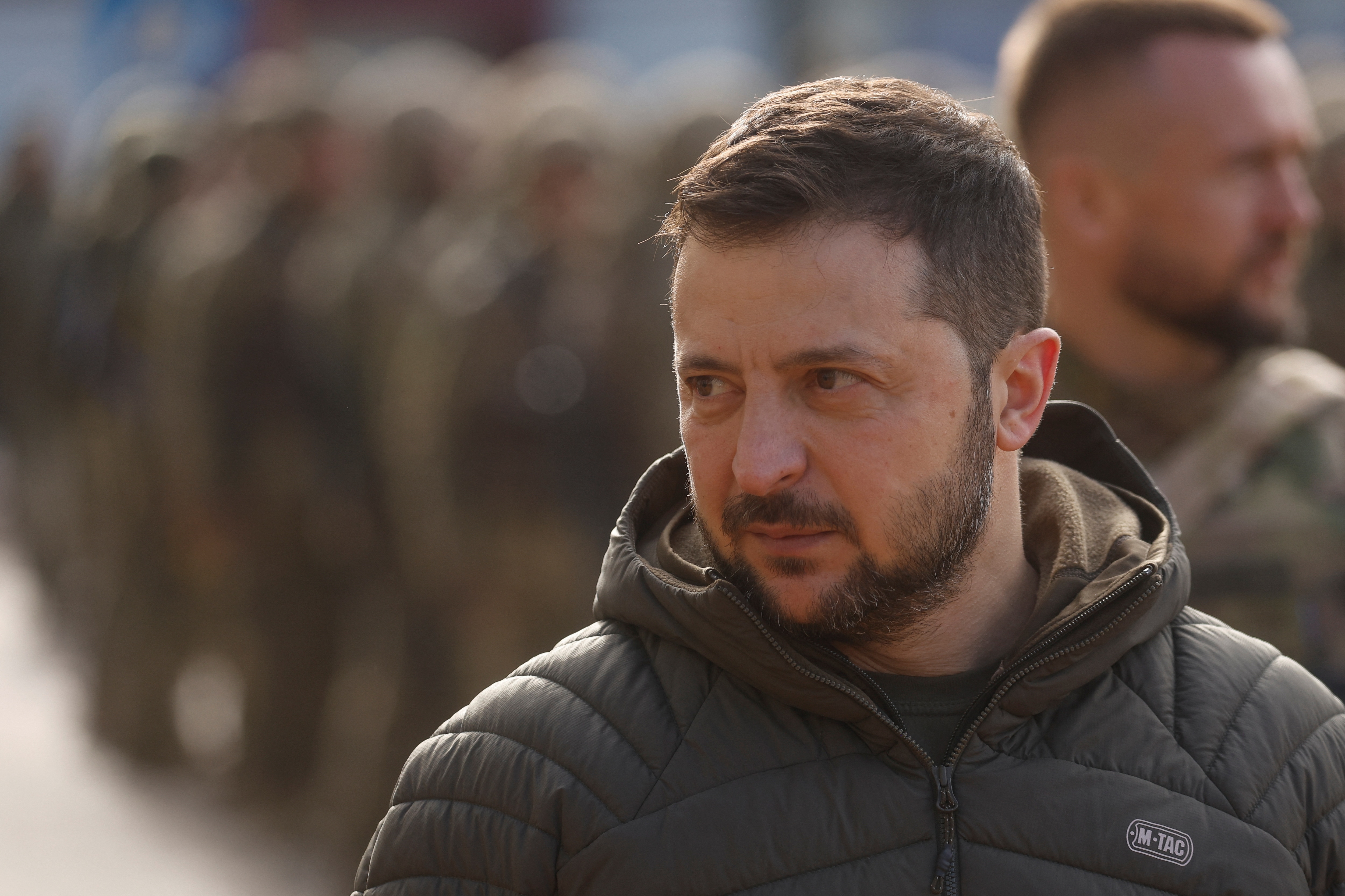 Ukraine's President Volodymyr Zelensky. (Reuters)