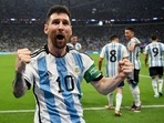 Lionel Messi celebrates during Argentina's match against Mexico in the ongoing FIFA World Cup 2022, at Lusail Stadium, on Sunday.(FIFA World Cup Twitter) Lionel Messi celebrates during Argentina's match against Mexico in the ongoing FIFA World Cup 2022, at Lusail Stadium, on Sunday.(FIFA World Cup Twitter)