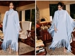 Sonam Kapoor is synonymous with great fashion taste and is known for her chic looks. She recently attended a dinner party at Neuma Restaurant in Mumbai's Colaba owned by Karan Johar in a satin fringed kaftan.(Instagram/@rheakapoor)