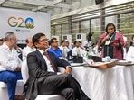 The briefing was held at Swaraj Deep, a part of the Andaman and Nicobar Islands on 26 November 2022.(PTI) The briefing was held at Swaraj Deep, a part of the Andaman and Nicobar Islands on 26 November 2022.(PTI)