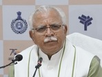 Haryana chief minister Manohar Lal Khattar. Haryana chief minister Manohar Lal Khattar.