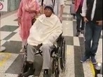 A video showing Lalu Yadav at airport was posted by his daughter. A video showing Lalu Yadav at airport was posted by his daughter.
