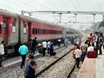 Smoke seen coming from a coach of Bengaluru-Howrah Duronto Express train in Chittoor district. Smoke seen coming from a coach of Bengaluru-Howrah Duronto Express train in Chittoor district.