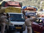 The police had earlier advised vehicles with Assam registration plates not to enter Meghalaya as they could be targeted.(PTI file photo. Representative image) The police had earlier advised vehicles with Assam registration plates not to enter Meghalaya as they could be targeted.(PTI file photo. Representative image)