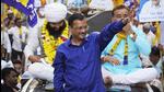 Jamnagar, Nov 25 (ANI): Delhi Chief Minister and Aam Aadmi Party (AAP) National Convener Arvind Kejriwal waves to the party supporters during a roadshow for the upcoming Gujarat Assembly election, in Jamnagar on Sunday. (ANI Photo) (AAP Gujarat | Mission2022 Twitte) Jamnagar, Nov 25 (ANI): Delhi Chief Minister and Aam Aadmi Party (AAP) National Convener Arvind Kejriwal waves to the party supporters during a roadshow for the upcoming Gujarat Assembly election, in Jamnagar on Sunday. (ANI Photo) (AAP Gujarat | Mission2022 Twitte)