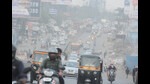 Traffic congestion at Wagholi on Sunday. (Shankar Narayan/HT PHOTO) Traffic congestion at Wagholi on Sunday. (Shankar Narayan/HT PHOTO)