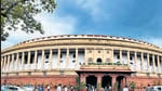 New Delhi, India - July 24, 2017: arrives at the parliament building during the Monsoon session at Parliament House in New Delhi, India, on Monday, July 24, 2017. (Photo by Raj K Raj/ Hindustan Times) (Raj K Raj/HT PHOTO) New Delhi, India - July 24, 2017: arrives at the parliament building during the Monsoon session at Parliament House in New Delhi, India, on Monday, July 24, 2017. (Photo by Raj K Raj/ Hindustan Times) (Raj K Raj/HT PHOTO)