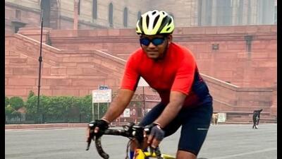 Gurugram cyclist mowed down by car near Delhi airport, driver nabbed Gurugram cyclist mowed down by car near Delhi airport, driver nabbed