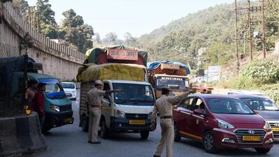 Officials from Guwahati’s Jorabat police outpost said vehicles from Guwahati are moving towards Meghalaya safely and situation is normal as of now. (Agencies) Officials from Guwahati’s Jorabat police outpost said vehicles from Guwahati are moving towards Meghalaya safely and situation is normal as of now. (Agencies)