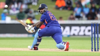 India's Suryakumar Yadav in action during the second ODI vs New Zealand (AP) India's Suryakumar Yadav in action during the second ODI vs New Zealand (AP)