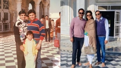 Neetu Kapoor visited same temple she went to with Rishi Kapoor, Ranbir Kapoor 30 years ago.