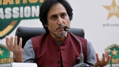 Ramiz Raja, Chairman of the Pakistan Cricket Board (AP) Ramiz Raja, Chairman of the Pakistan Cricket Board (AP)